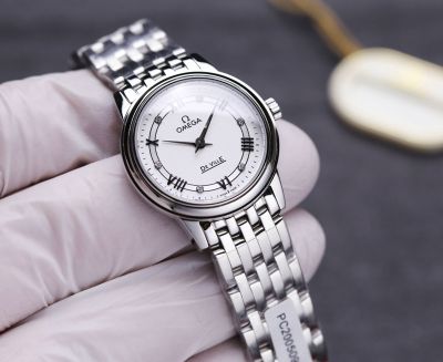 TW Factory Omega De Ville Swiss Quartz Movement 316L Steel 27.4MM Women Watch